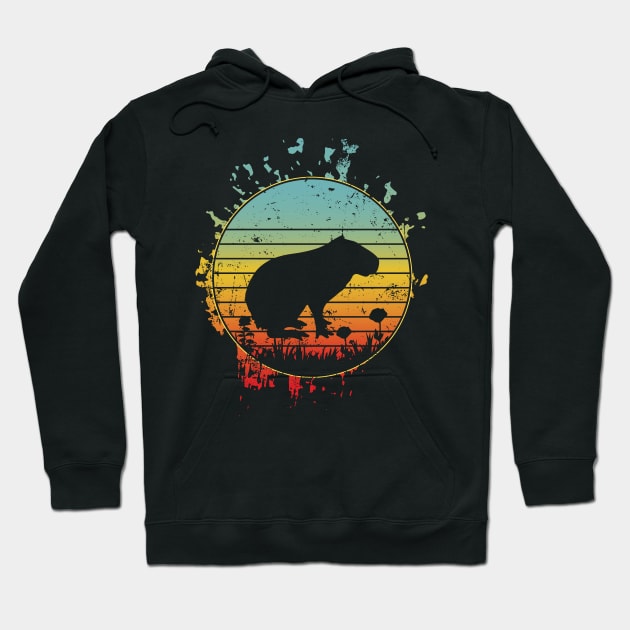 cool capybara Enthusiasts animals aesthetic Hoodie by greatnessprint